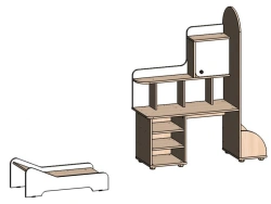 Shelving cabinet "Doctor", Art. SIM Dok-01