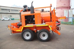 Trailer for asphalt pavement patching BCM-24.5M