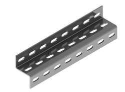Profile Z-profile PMZ 50x70, with overall dimensions 50x70x50 mm, metal thickness 4,0 mm, stainless steel grade AISI 304.