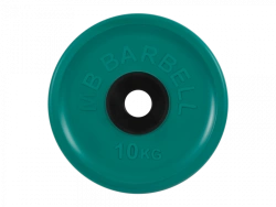 MB-PltCE-10 Euro-Classic rubber disc, green, 51 mm, 10 kg