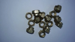 Hexagonal high self-locking nuts made of titanium alloy OST 1 11530-74