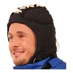 Headgear insulated protective special men's headgear (helmet) "STROYTEL" against the effects of low temperatures (for exploitati