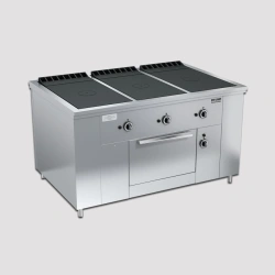 Gas cooker with closed flame PRG-IIA-3C DS "Maxi"