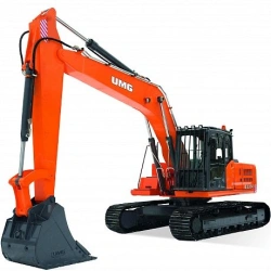 Single-bucket crawler excavator E225C with YaMZ 53416 engine, 2920 mm long arm, 0,9 m.cu. bucket.