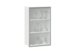 Sherwood LD.281520.000 Front 600 with glass left (Aluminium )