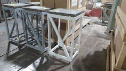 Laboratory table for analytical scales, series "Delta".