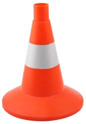 KS-1.6 320 mm rigid signalling cone with 1 white 70 mm s/o stripe