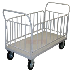 TMG-01-MSK(MSC-536) Trolley for transporting medical cargoes with two handles and removable side guards