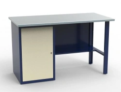 SV-1T.01.00.14.?? single-desk workbench, galvanised worktop