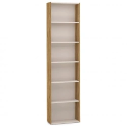 "SOHO" G6C-03.DT, End shelf unit, right side, gl.608 (oak) from the "SOHO" modular furniture set