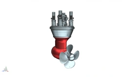 AT65E propeller / propulsion steering column