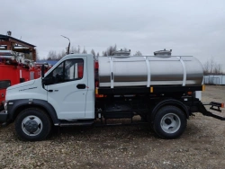 Tank truck for transporting food liquids type 2790E of modifications 2790E-19 on the basis of GAZ,C4 chassis of modifications C4