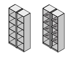 Shelving unit. Furniture set "Time.S"