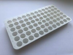 72 well disposable polymer immunoassay plate (white). Item No.: M-09/1