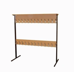 Hanger on a metal frame. Standard