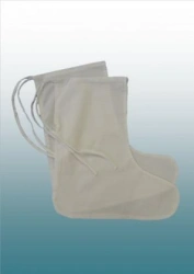 Cloth shoe covers made of cotton fabrics, reusable
