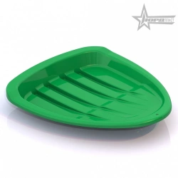 Green children's sledges