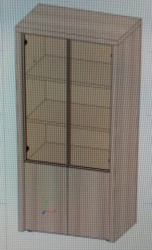 Combination cupboard with decorative trim, art. no. JR508