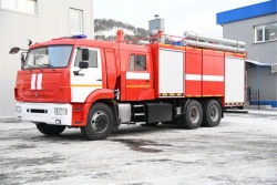 Combined extinguishing vehicle AKT 58816U, type 58816, modification AKT 58816U, on chassis KAMAZ-65115-A5, 65115-50, 65115-RR,