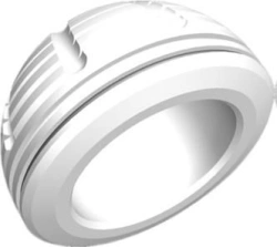 STM cemented acetabular component, Snap-Fit, diameter 32 mm, size 66