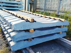 Reinforced concrete sleepers of type III for non-separable rail fastening with threaded rail attachment to sleepers subtypes III
