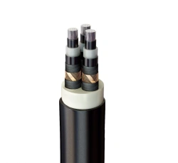 Power cable A2X... aluminium with SPE insulation, three-core, in PE jacket