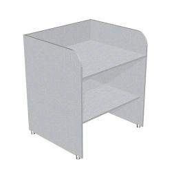 Table-column with open shelf (changing room) model STN-1