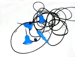 Groups of electrodynamic geophones of GS-ONE model range, 3 pieces, in the case with KSK-2M connector