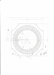 Stator plate STNR.757221.014-01