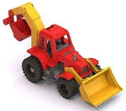 Tractor "Izhora" with grader and bucket