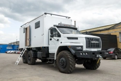 Special purpose motor vehicles - motor home/autoclub, type 6YN32, modification 6Y332E on URAL-55571 chassis (