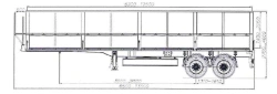 Semi-trailer tipper type MDO4B1, modification 8785B1 on axle MD.?1?2050?12??120?16 (single axle) or on axle MD.?2?1850?12??120?1
