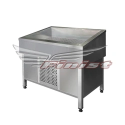 Display cases for juices and fruit on ice, types VJ, VJg