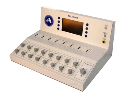 Complex of physiotherapeutic equipment for multichannel stimulation of neuromuscular systems "Myoton-M".