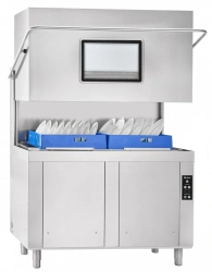 Electric kitchen dishwashing machine with capacity of 1400 plates per hour type MPK-1400K