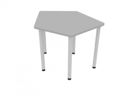 Pentagonal table 1030x780x760mm (WxHxH)
