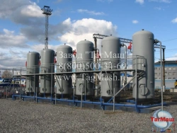 Vertical steel tank of 300 m3 type RHS model RVS-300