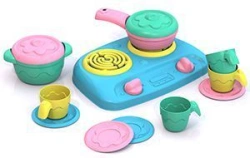 SKODA utensils (stove+caster+skov.+skov.+2 lids+4 bowls+4 saucers)