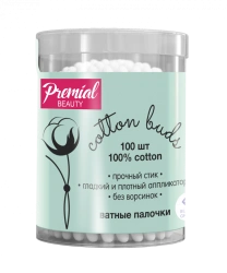 PREMIAL classic cotton buds (cylinder) 1/100/24