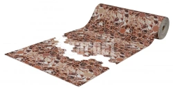 Anti-slip icarpet PRINT cut-out mat icarpet "Flora honeycomb" 120x1500