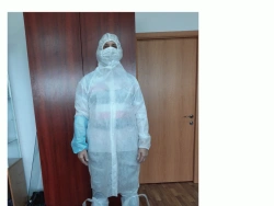Set of medical non-sterile clothes according to TU 32.50.50-003-22799682-2021 II.Variant ?2