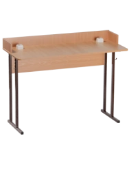 STANDARD Pupil's two-seater table for physics room with a side with constant parameters, type 1