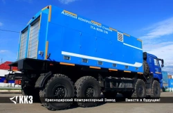 Mobile nitrogen compressor station TGA-16/251