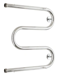 Towel dryer 00414-5050PS "STYLE" "M-obr.+" 2P 500?500 thread-bend 1", Without covering "PolymerProtekt".