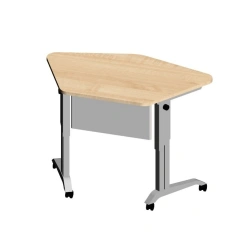 Trapezoidal pupil's desk