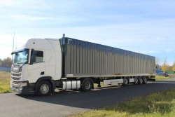 Semitrailer of modification BSA-544A (without hydraulic equipment), pneumatic tyres 385/65 R22.5x11.75, 385/55 R22.