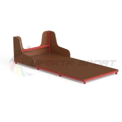 Obstacle course element Single trench