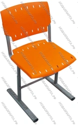 STL series adjustable student chair, height group 3-5, on slides
