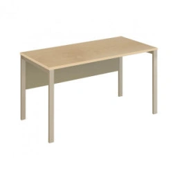 Writing desk on metal frame "Titan"