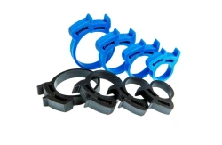 Plastic power clamp for connecting round elements (Clip-Track, Clip-Track) 33-29 (PA66) placer in transport box (1200 pcs.) A0